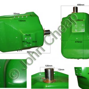 Fuel tank 70L - AL24219, AR72910, AT21999, AT31633 & DE14330