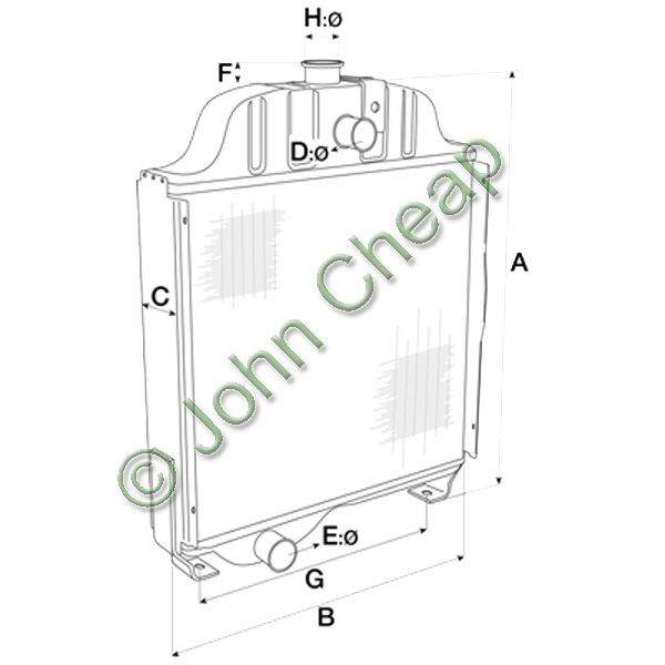 Radiator - AL24115 & AT26474