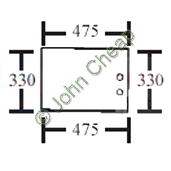 Lower rear glass sliding - AL28609 & L32955
