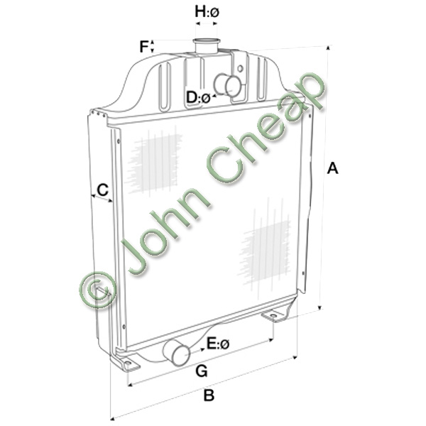 Radiator - AL31238 & AL37566