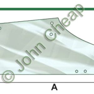 Curved right hand door glass - L213355