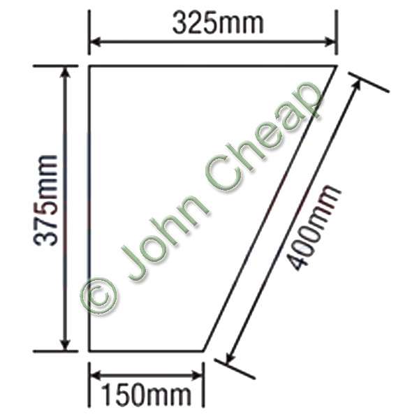 Front glass - Left & right - L57280
