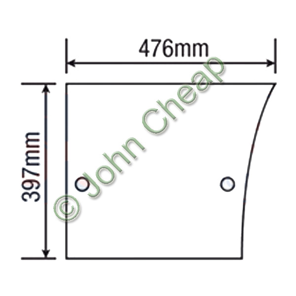Lower glass door - Left & right hand - L57905
