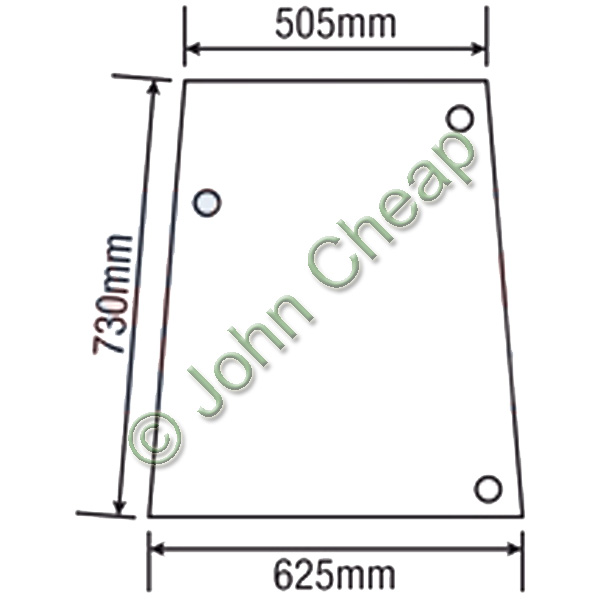 Side glass - Left & right - L60335